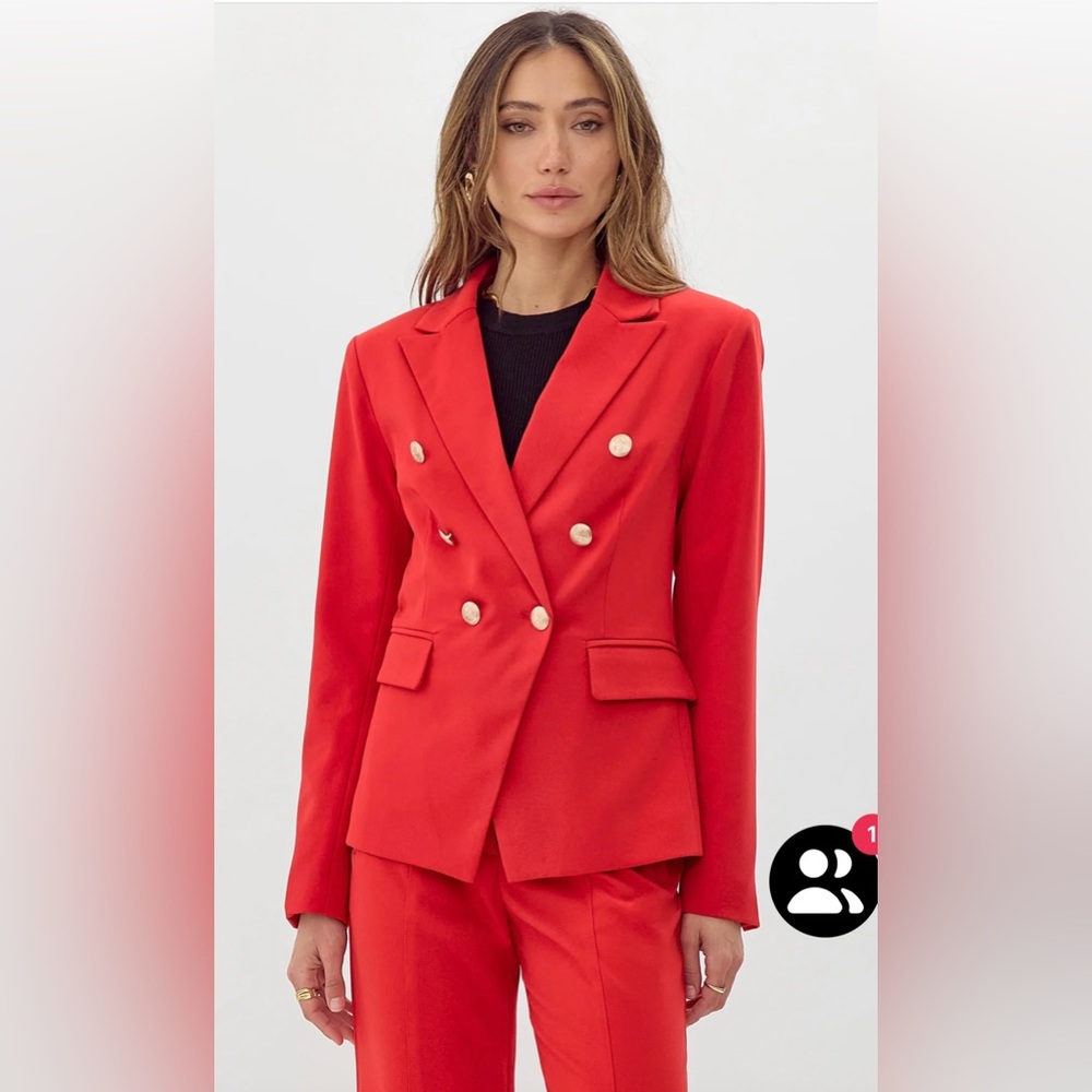 NWT Greylin Red Rumi Blazer Size M